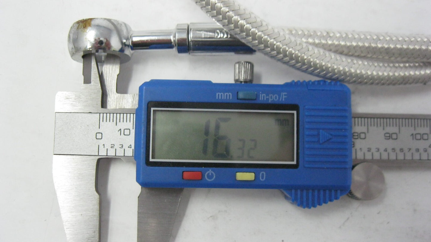 Unbranded Appx. 30" Braided Brake Line for Harley-Davidson (Unknown Fitment)