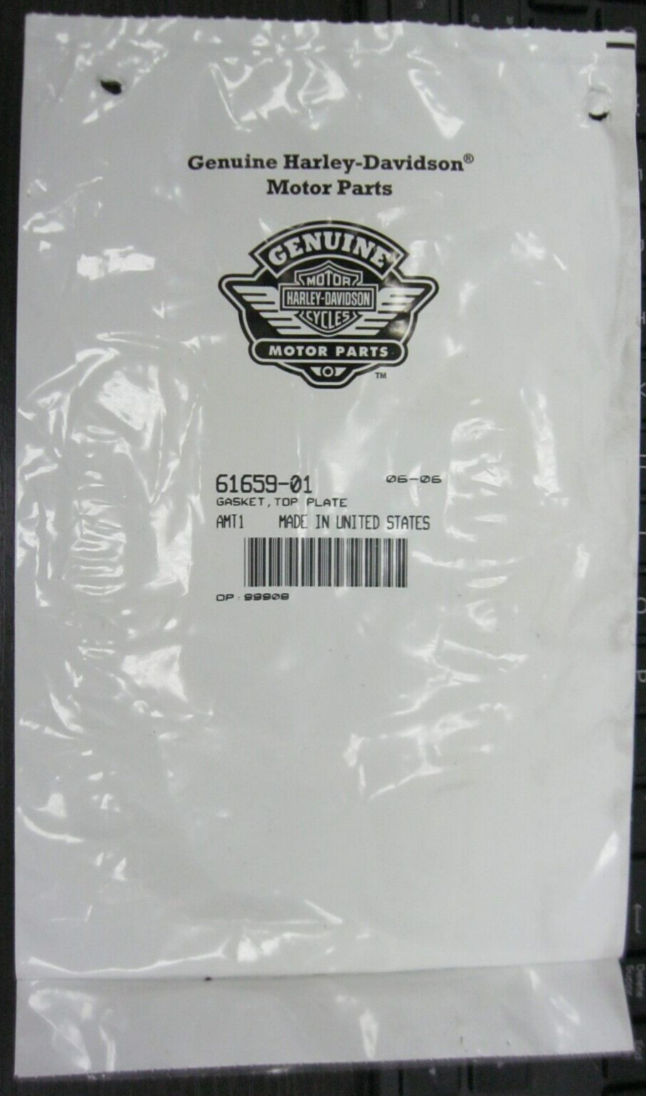 Harley-Davidson OEM Cork Top Plate Gasket 61659-01