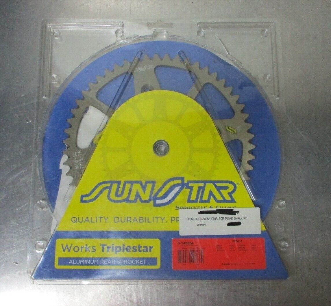 Sunstar Rear Sprocket for '85-'02 Honda CR80R 5-145654