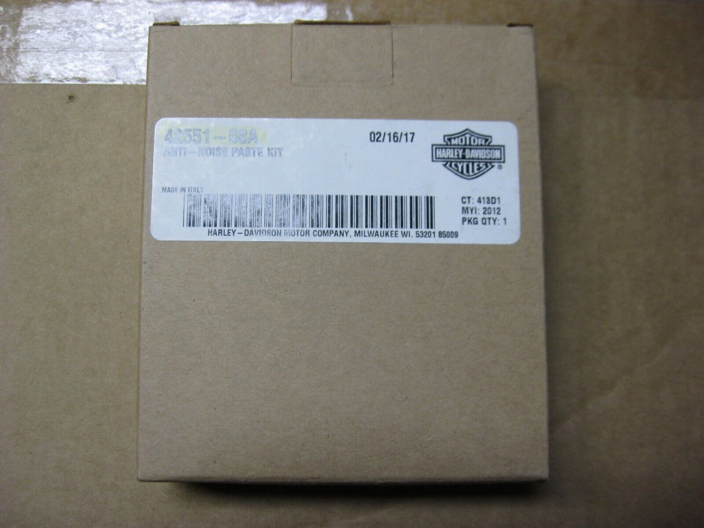 Harley Davidson OEM Touring Brake Anti-Noise Paste Kit 42551-08A
