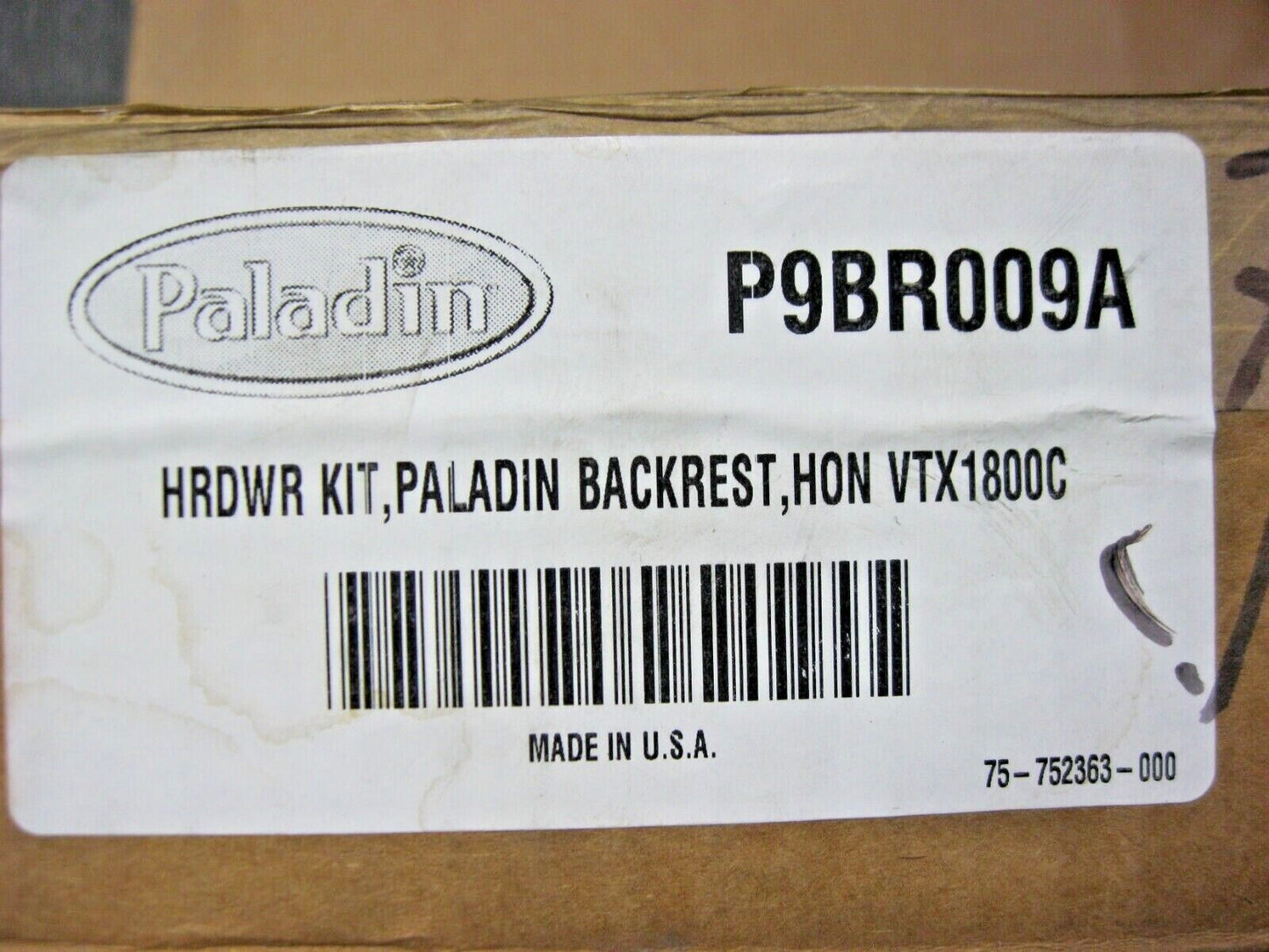 Paladin Detachable Backrest Mounting Kit for Honda VTX1800 VTX1300 P9BR009A