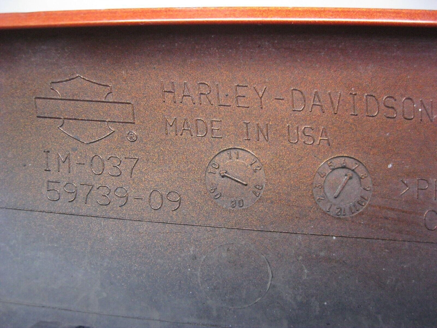 Harley Davidson OEM Rear Fender Fascia 59739-09 Orange