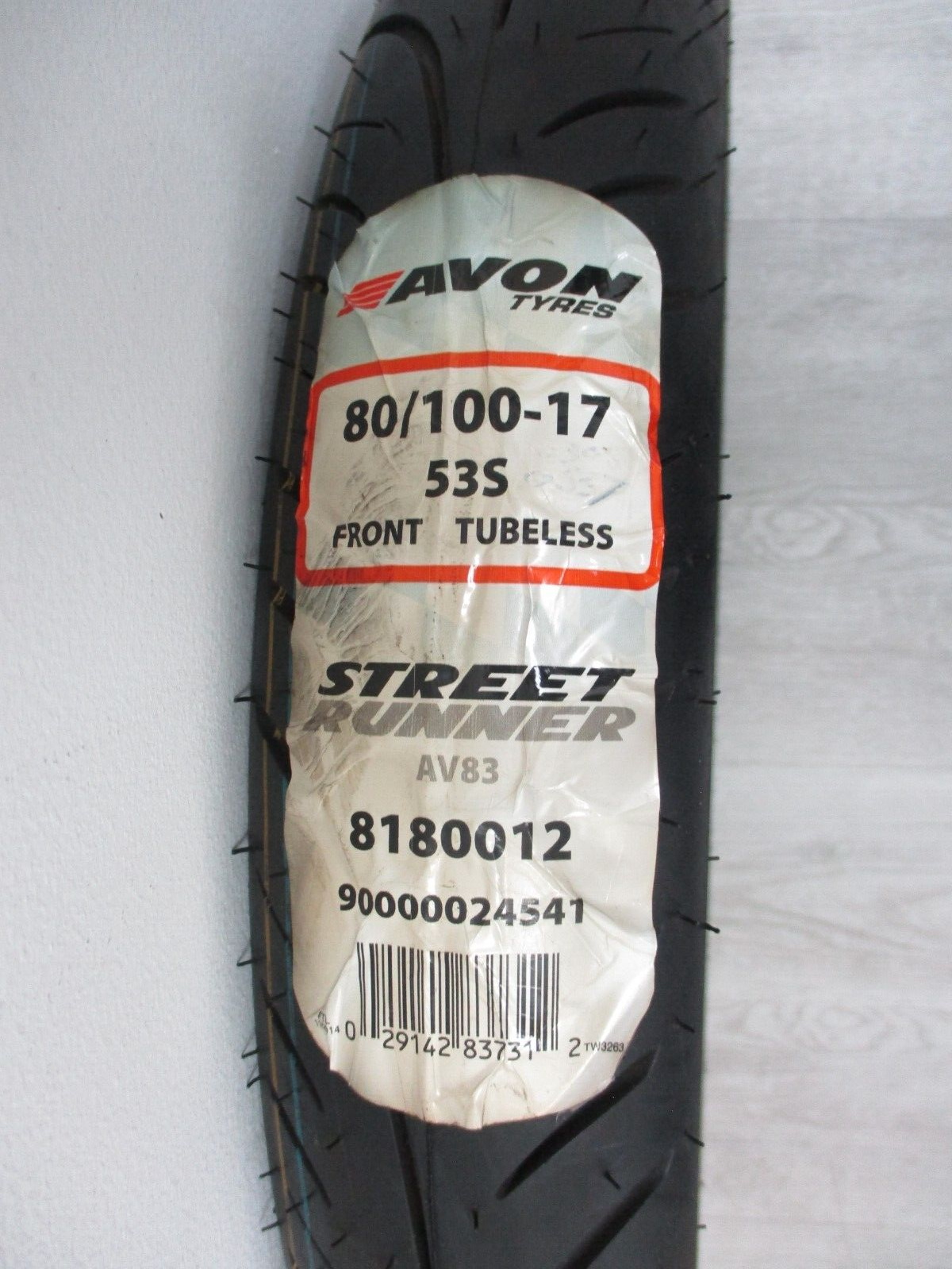 Avon Tyres Front Tire Street Runner (80/100-17) 8180012 90000024541