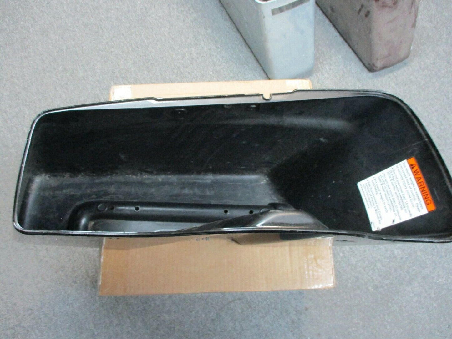 Harley Davidson OEM Left Saddlebag Vivid Black 90200414 2014 & Later