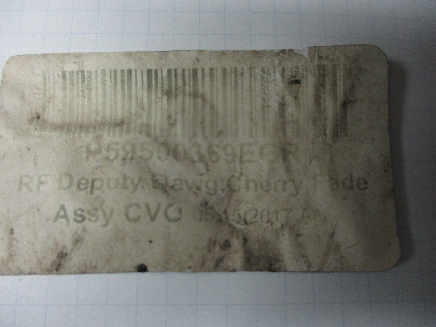 Harley Davidson OEM FLHX/FLTR Rear Fender Deputy Dawg Cherry Fade 59500369ECR