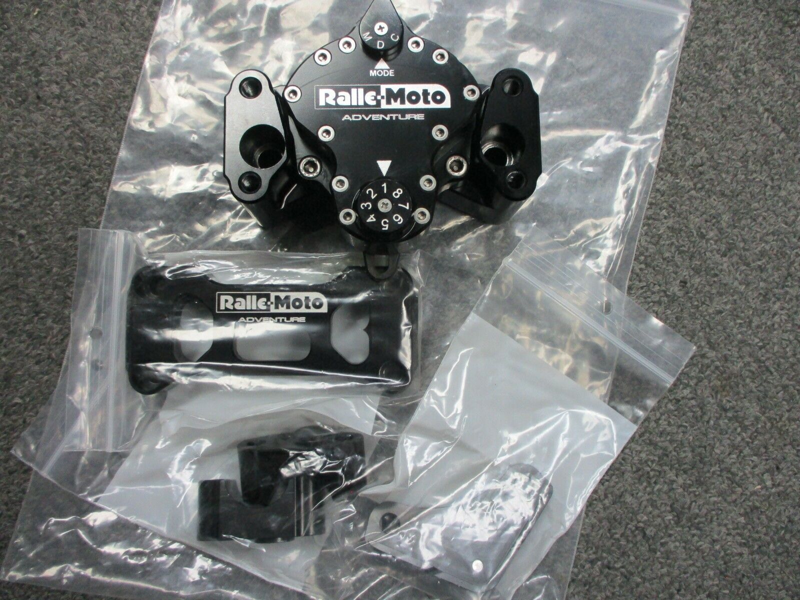RalleMoto Adventure Steering Damper BMW F800GS Precision Frameworx