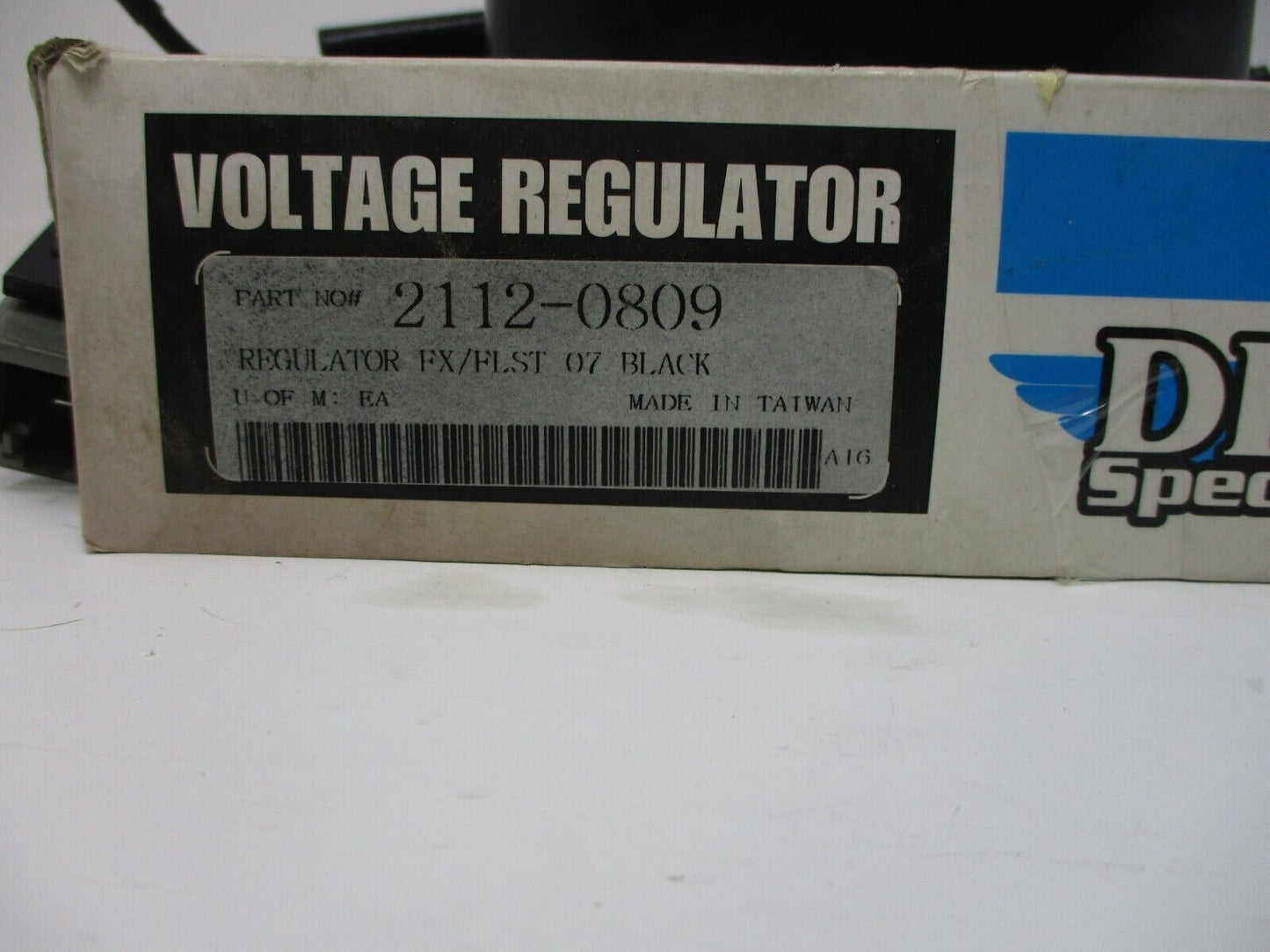 Drag Specialties Black Voltage Regulator Fits FX/FLST '07 Black 2112-0809