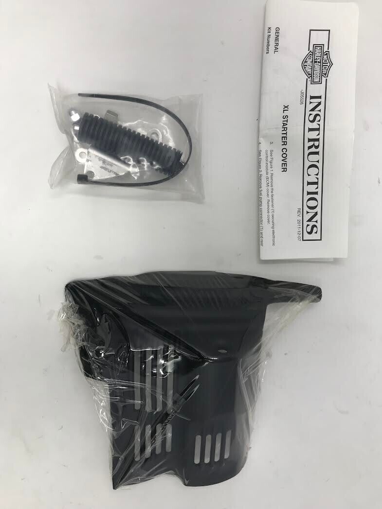 Harley Davidson OEM Starter Cover Wrinkle Black 34800007