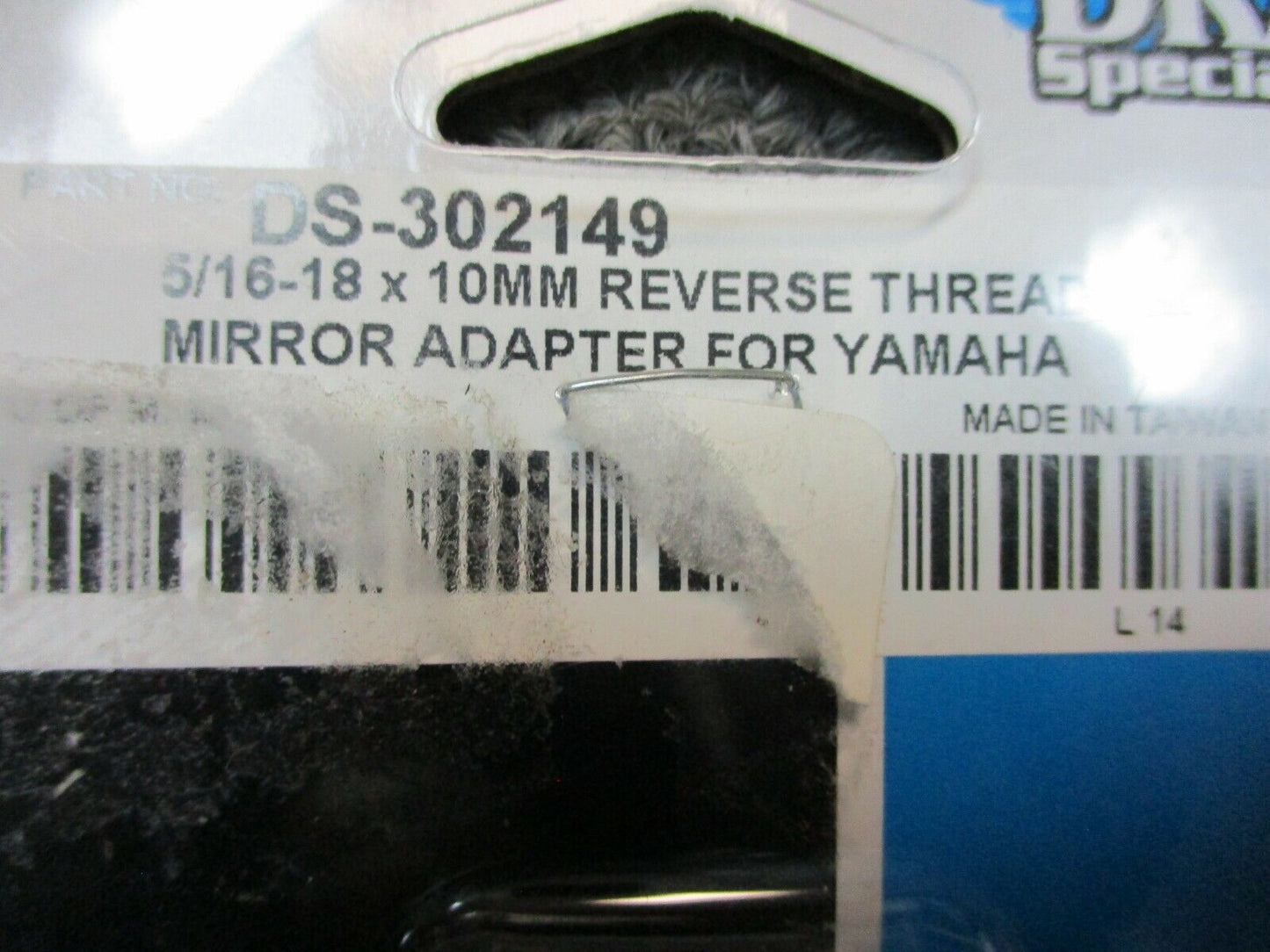 Drag Specialties 5/16-18X10MM Reverse Thread Mirror Adpapter for Yamaha Bikes