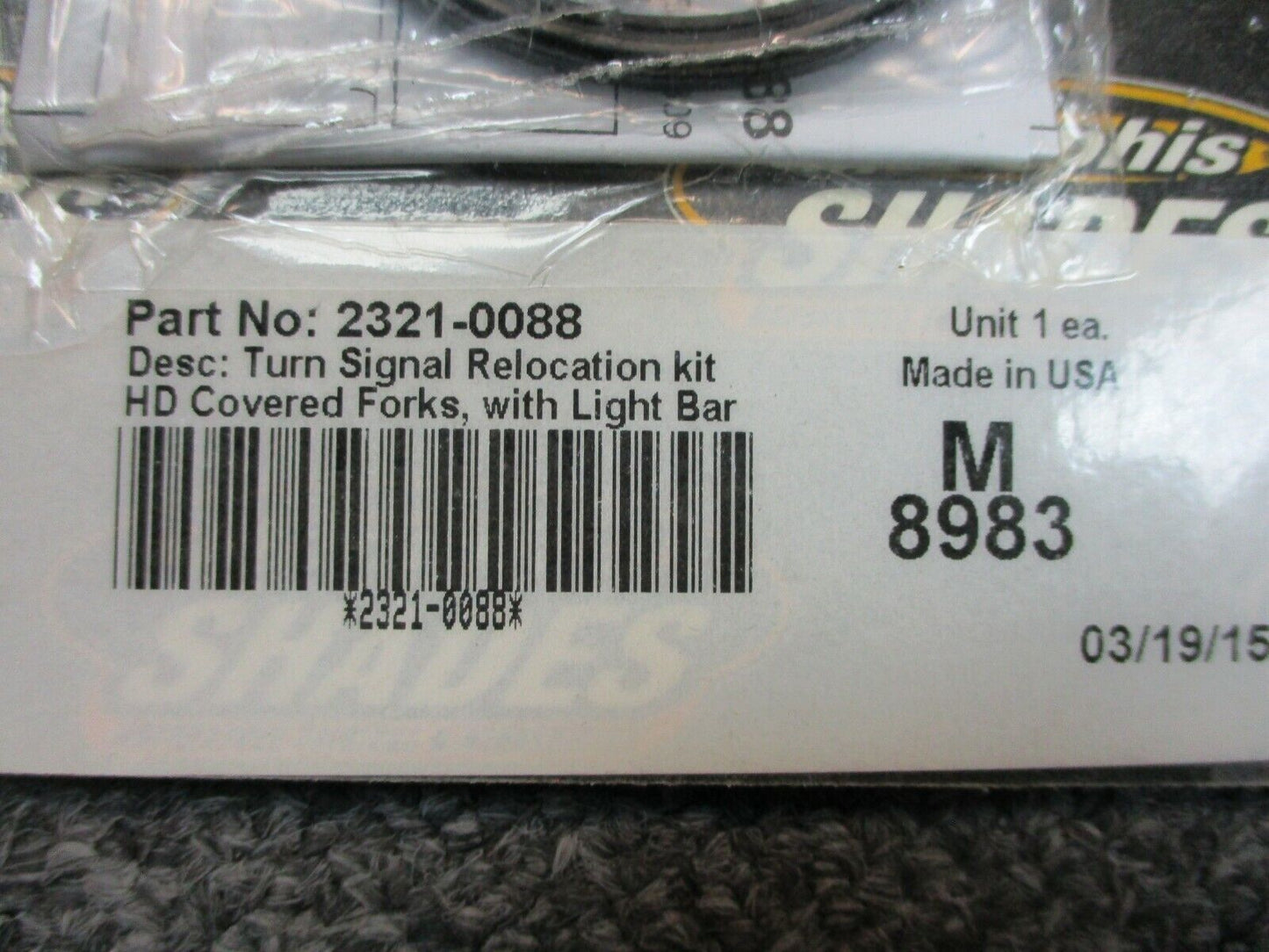 Memphis Shades 8983 Turn Signal Relocation Kit 2321-0088