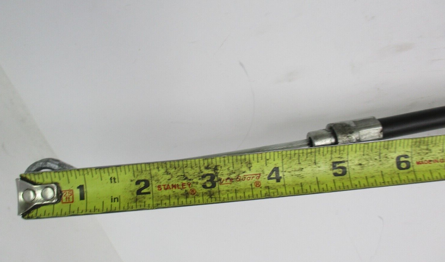 Black Clutch Cable Total Length 67"