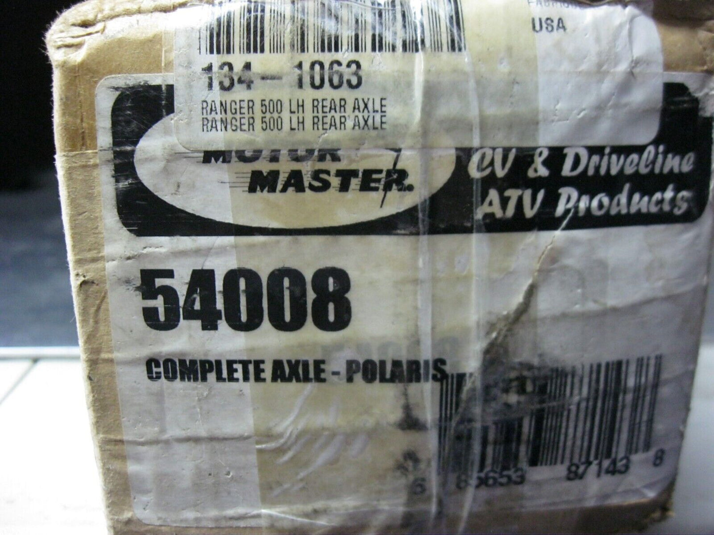 Motor Master Ranger 500 LH Rear Axle 54008 Polaris 134-1063