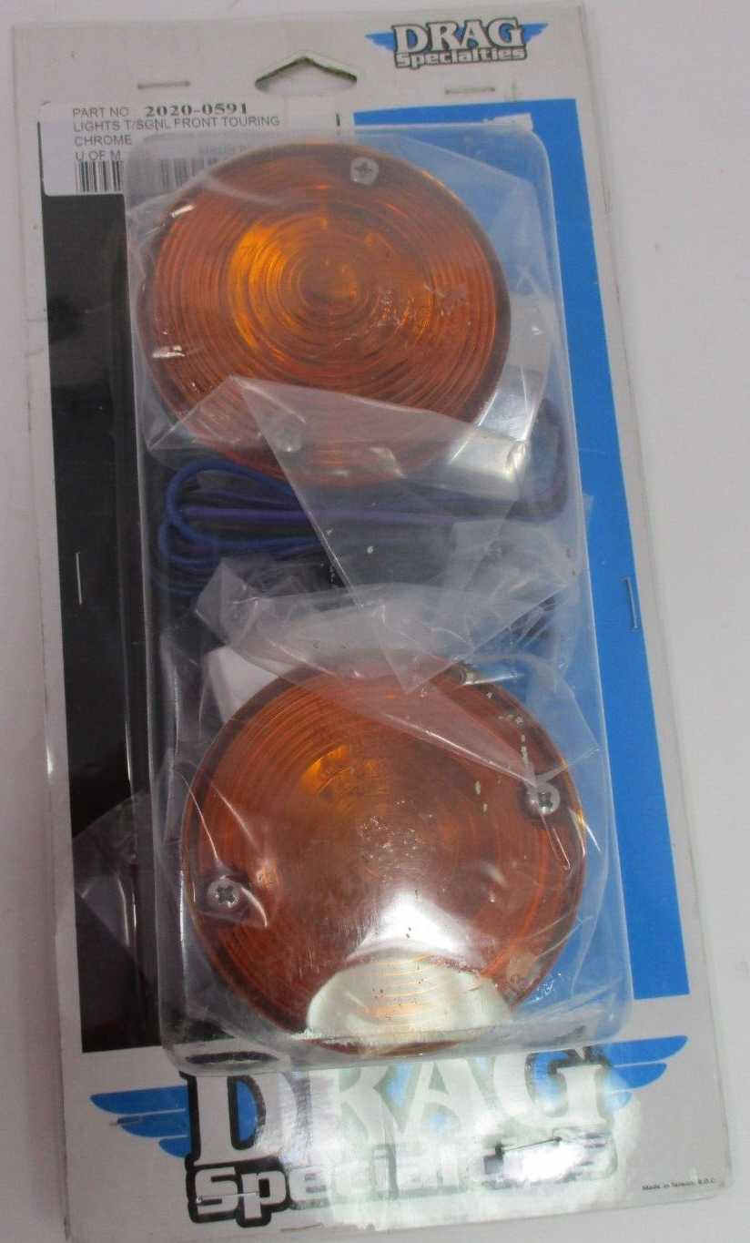 Drag Specialties Replacement Touring Front Turn Signals 2020-0591
