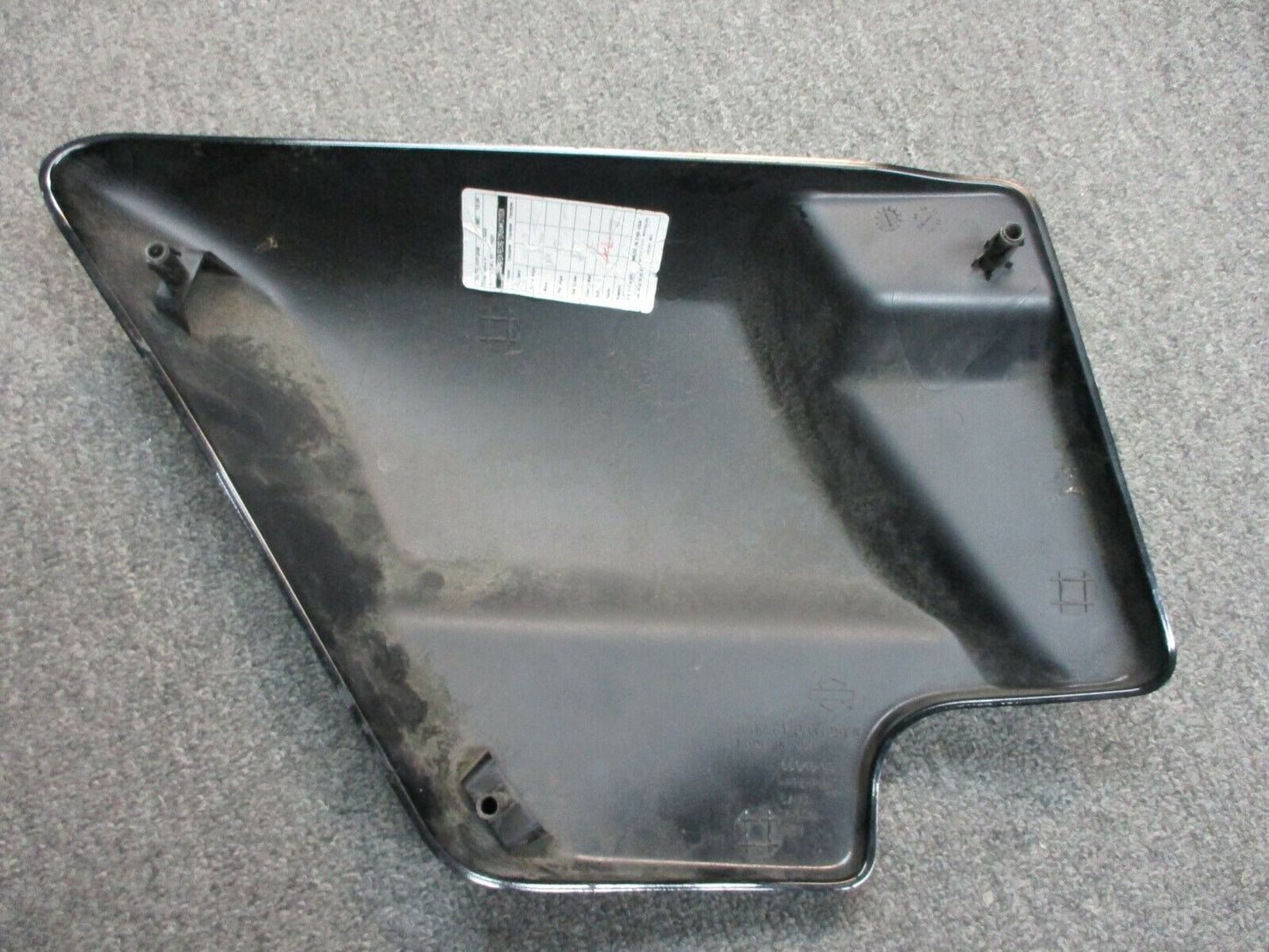Harley Davidson OEM Right Side Cover Vivid Black with Grey Stripe 66048-09