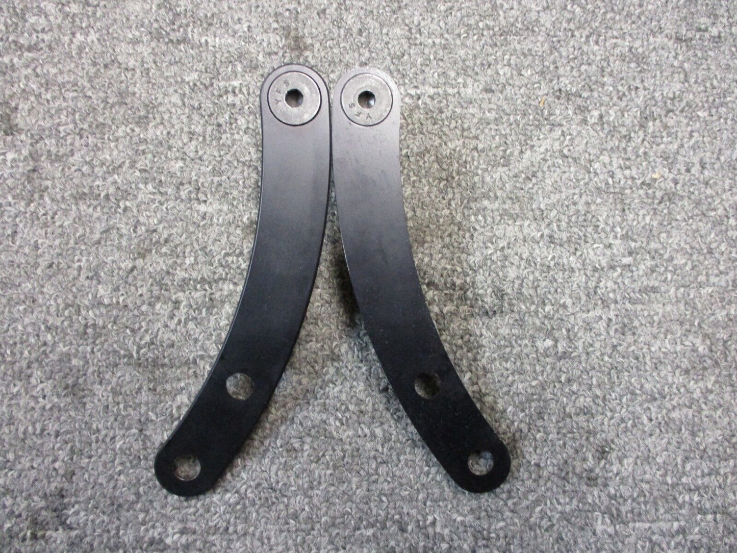 Dyna Riders Foot Brackets Female Clevis Fits Harley Davidson Matte Black