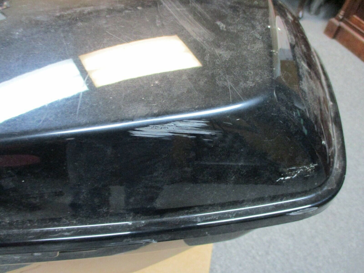 Harley Davidson OEM Right Saddle Bag Vivid Gloss Black with Lid Used 14-19