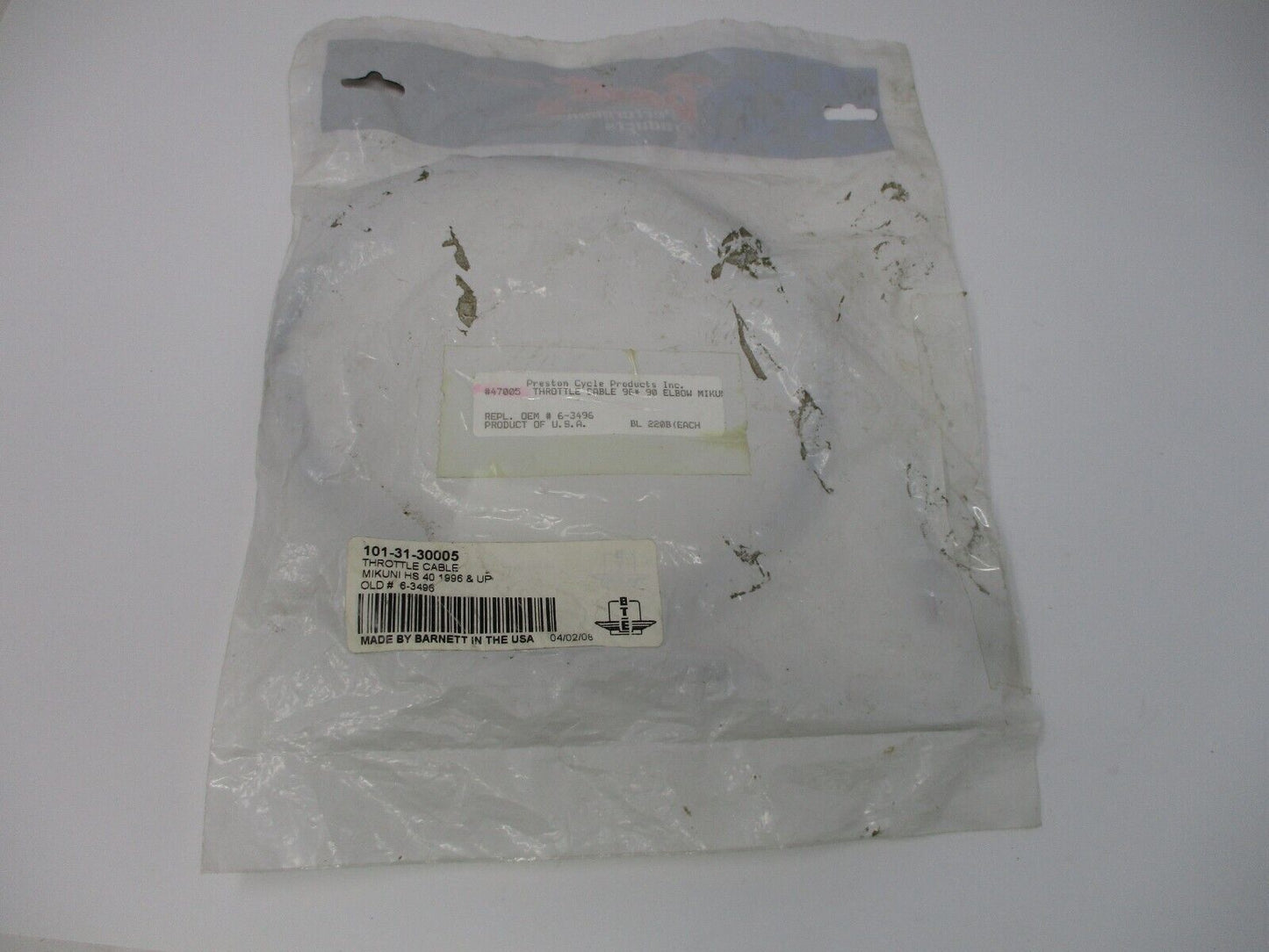 Barnett Throttle Cable 101-31-30005