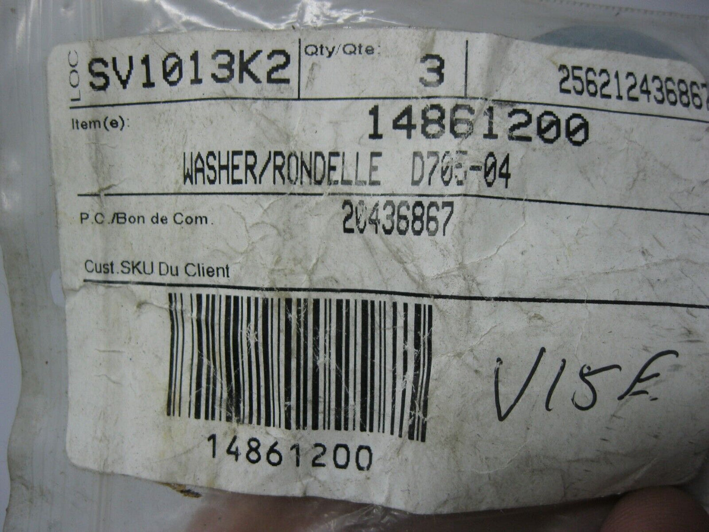 DeWALT OEM Washer 3pack 14861200