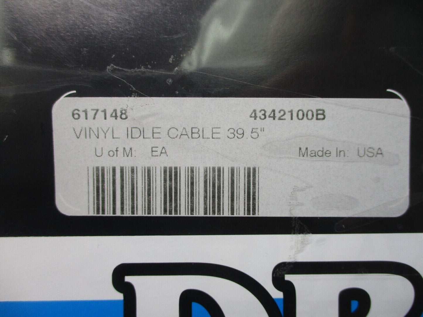 Drag Specialties BLACK FL IDLE CABLE 39.5'' 617148