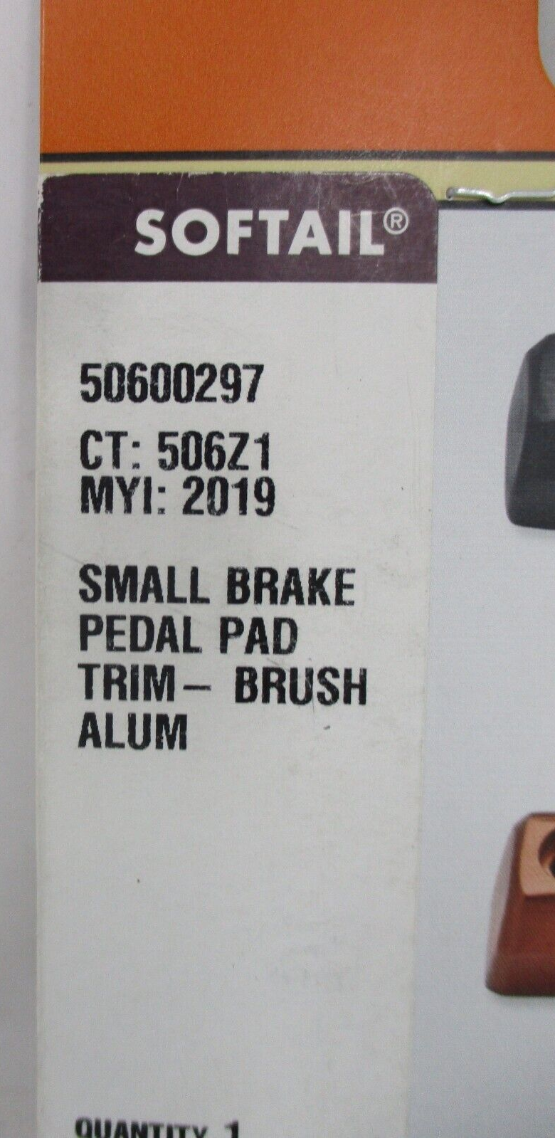 Harley-Davidson Small Brake Pedal Pad 50600297