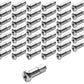 Custom Chrome Extra Long 6mm Square Replacement Nipple Set (42)  08250
