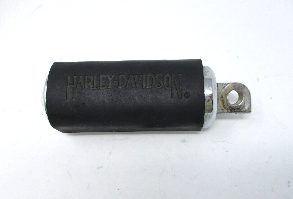 Harley-Davidson Chrome and Rubber Large Diameter Custom Foot Peg Left  50915-90T