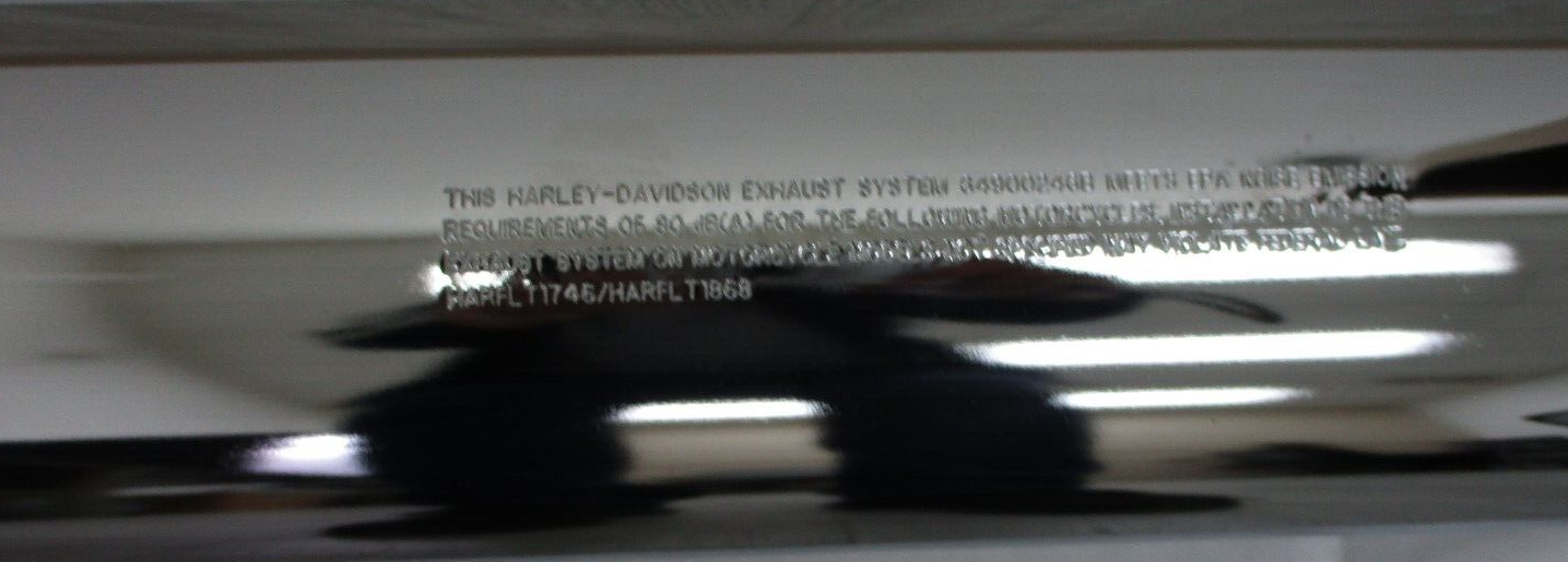 Harley-Davidson Chrome  Muffler 64900246B