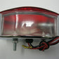 Drag Specialties Cat's Eye Tail Light with Clear License Plate Insert DS-270001