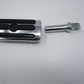 Harley-Davidson OEM Chrome + Rubber Left Footpeg 50143-04