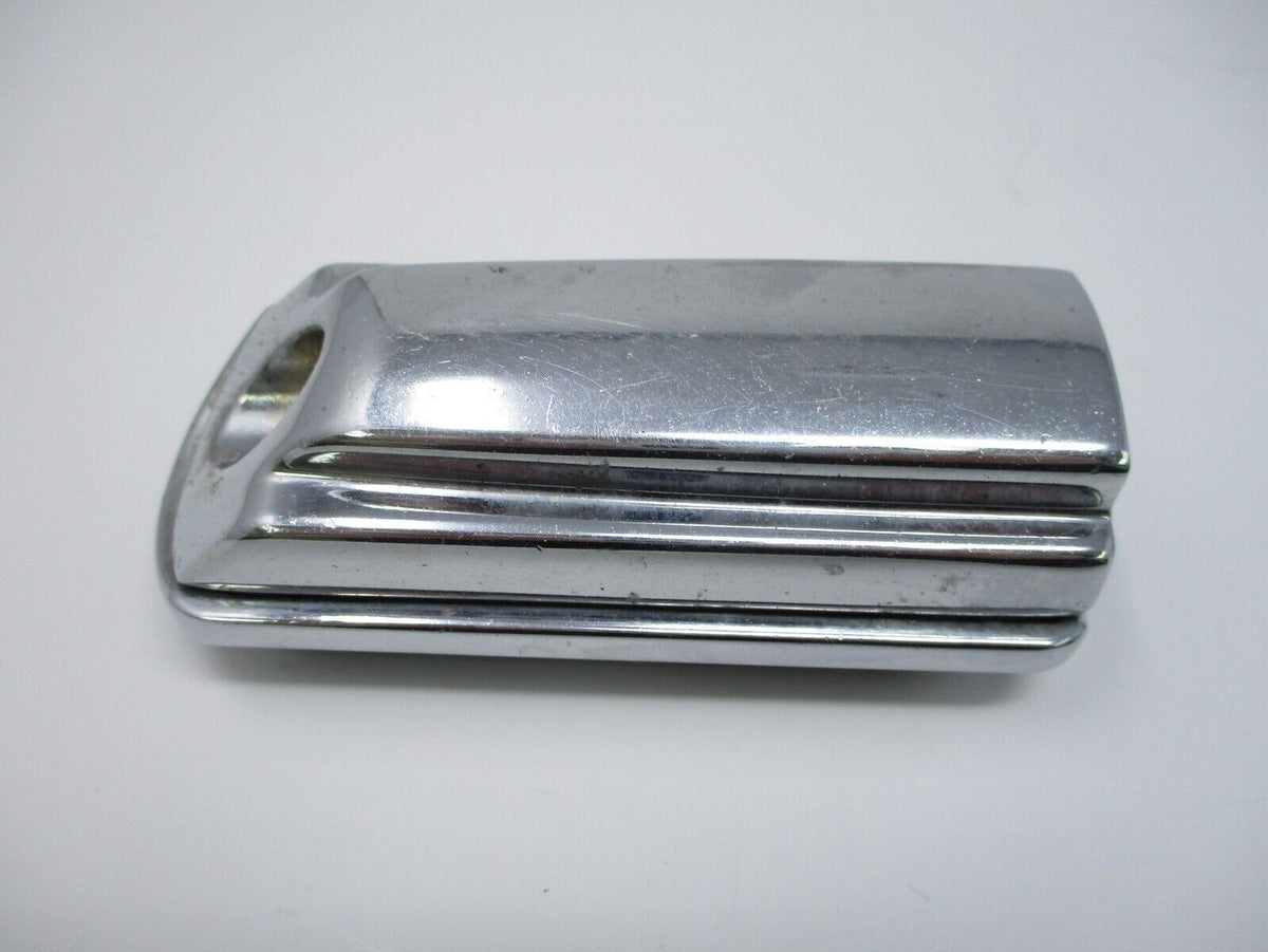 Harley-Davidson OEM Chrome + Rubber Left Footpeg 50143-04