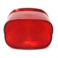 Harley Davidson OEM Tail Light Lens, Solid Red Lens w gasket(No Lamp) 68368-03