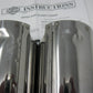 Harley-Davidson 2014 Later Touring Chrome Fork Tube Slider Set 45600022 DENT