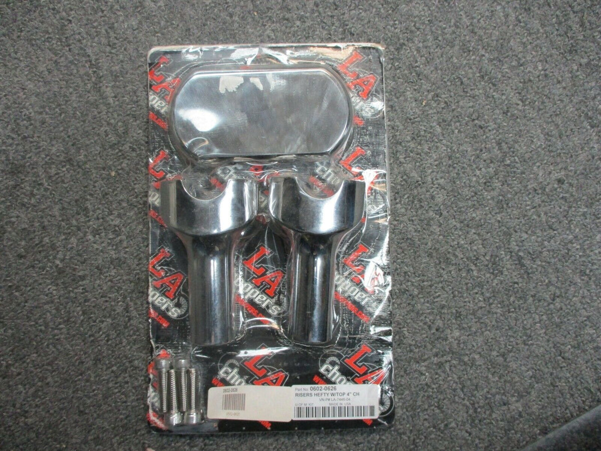 LA Choppers Chrome Hefty Risers 1 1/4 Inch LA-7446-04
