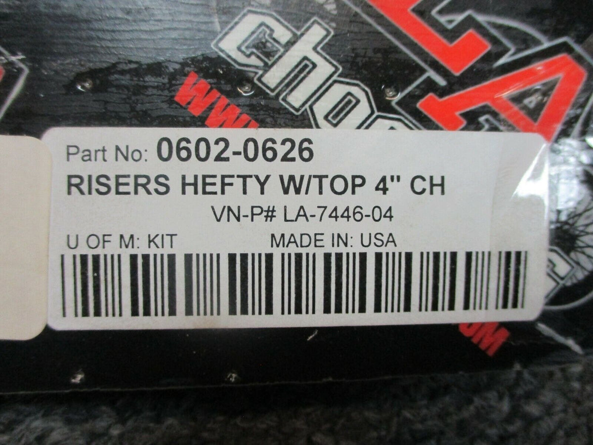 LA Choppers Chrome Hefty Risers 1 1/4 Inch LA-7446-04