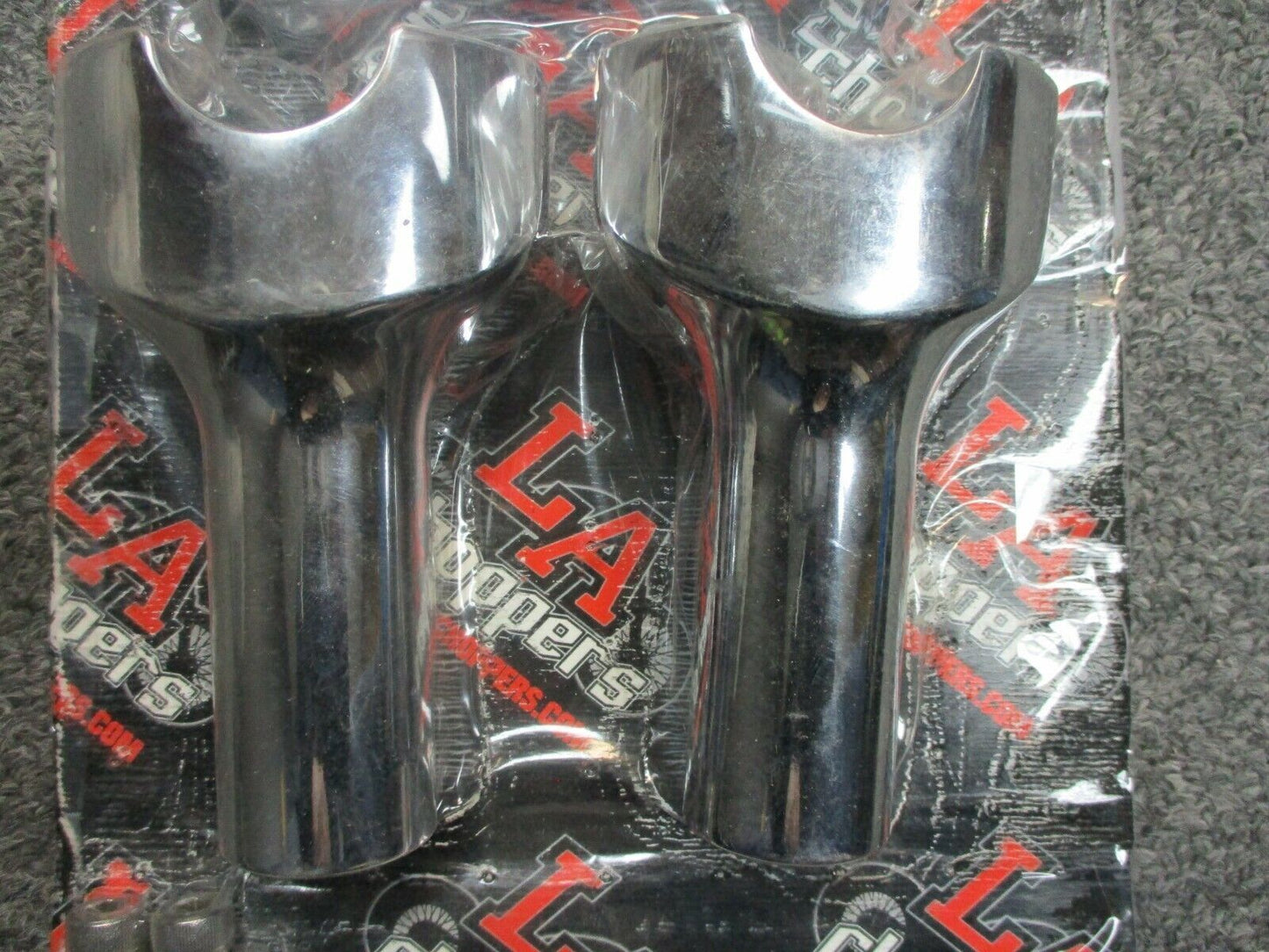 LA Choppers Chrome Hefty Risers 1 1/4 Inch LA-7446-04