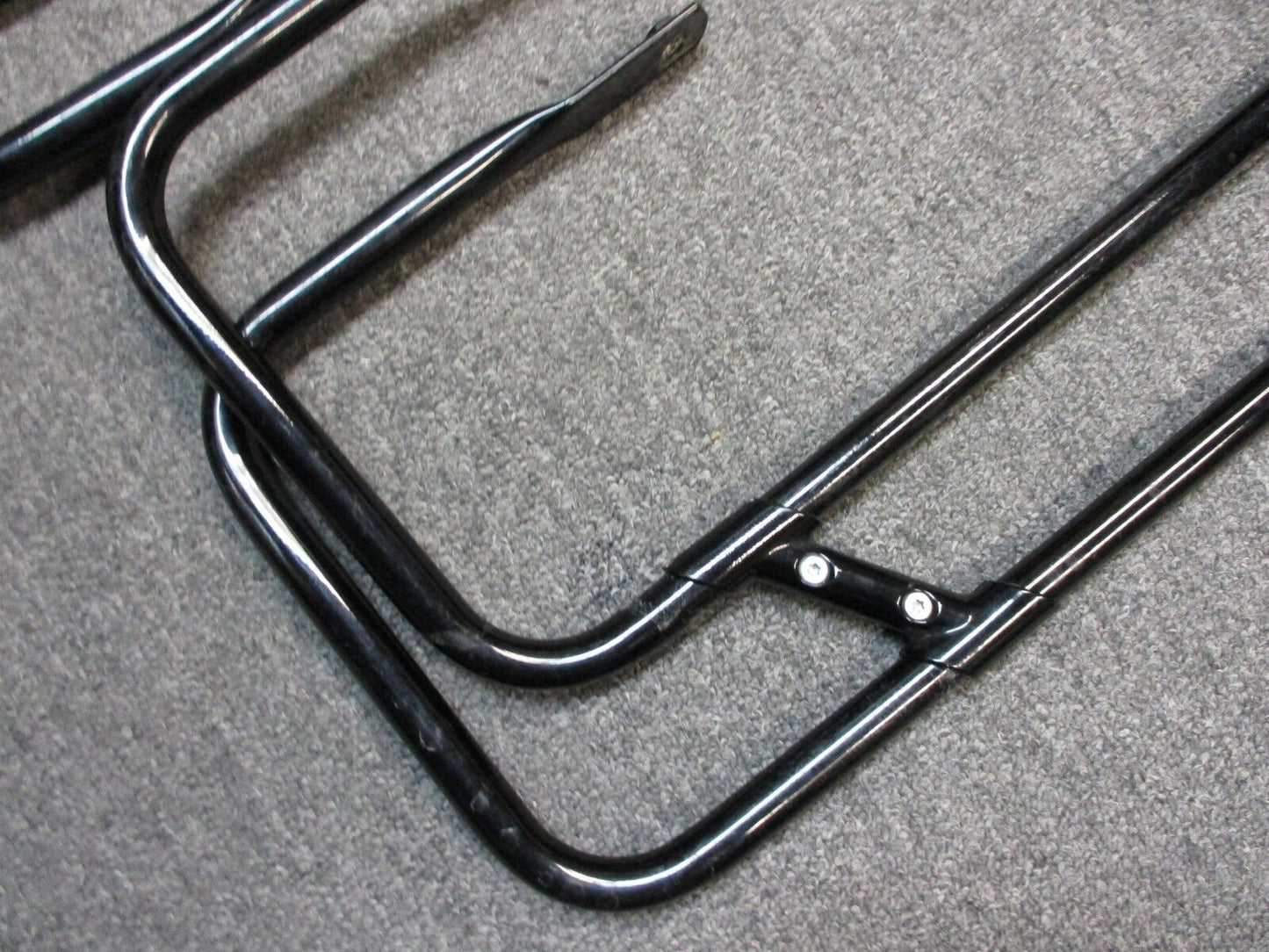 Harley-Davidson OEM Saddlebag Guard Rails Gloss Black 97-08 FLH Touring Models
