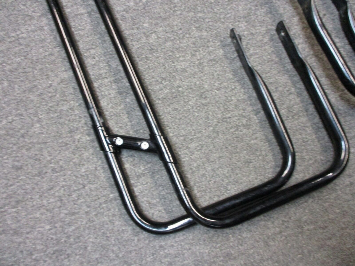 Harley-Davidson OEM Saddlebag Guard Rails Gloss Black 97-08 FLH Touring Models