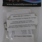 Custom Dynamics Lights TS 1157 White Flat LED Turn Signal Inserts  2060-0429