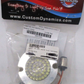 Custom Dynamics Lights TS 1157 White Flat LED Turn Signal Inserts  2060-0429