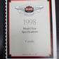 Harley-Davidson 1998 Specification Manual