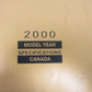 Harley-Davidson 2000 Specification Manual