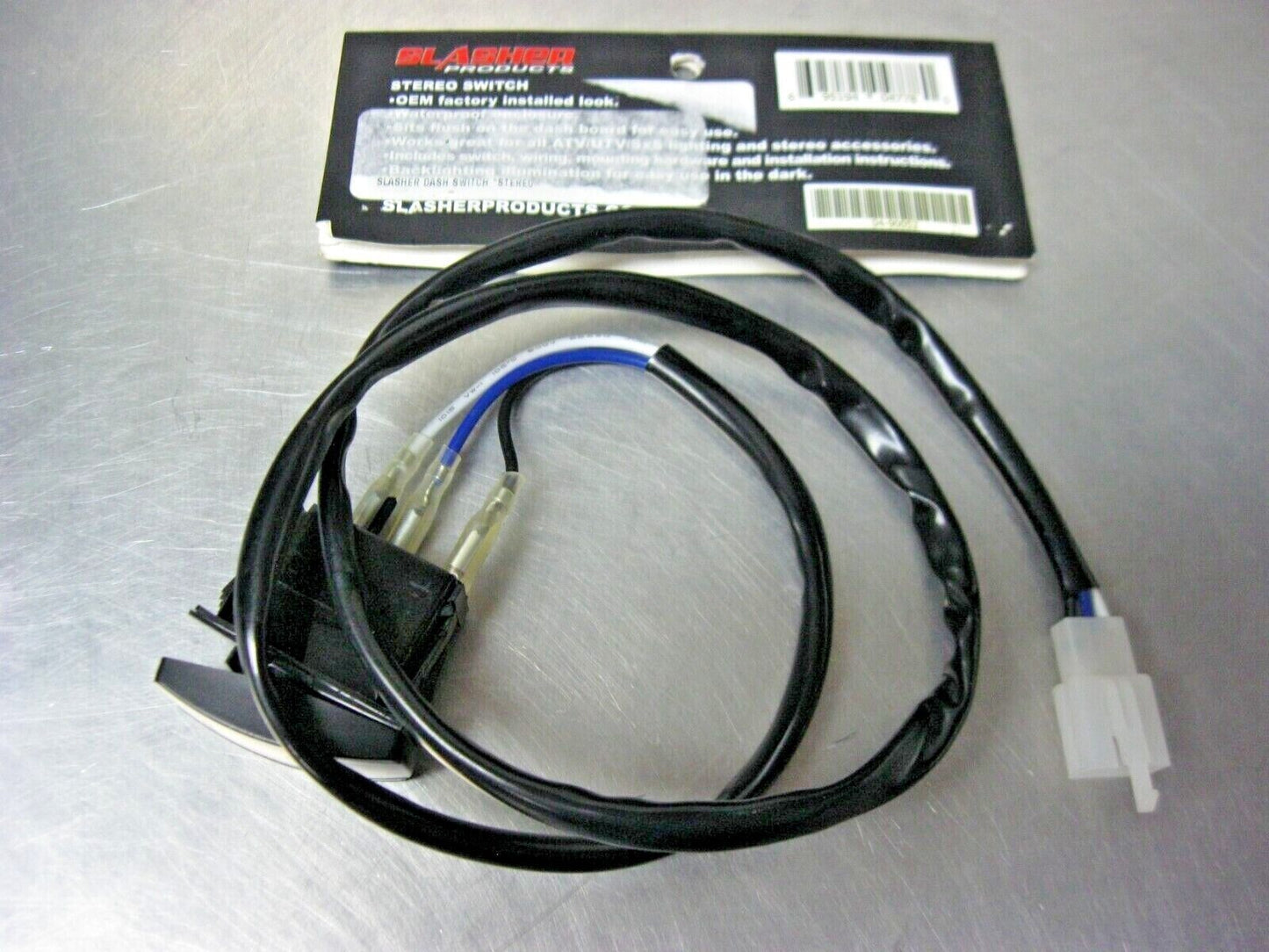 SLASHER Products ATV/UTV Stereo Dash Switch 04-90052