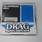Drag Specialties BLACK FL THROTTLE CABLE 39.5'' 0650-0336