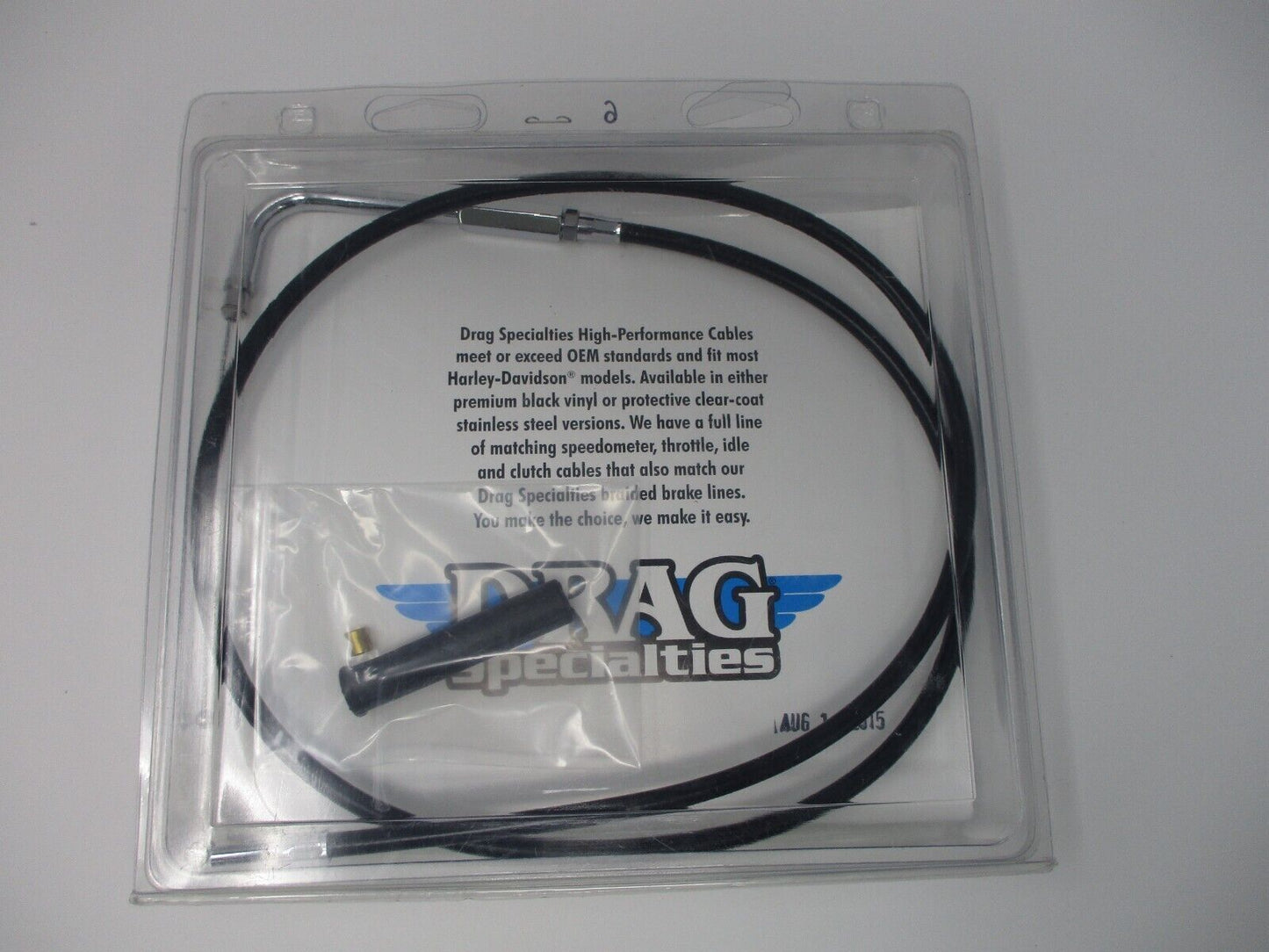 Drag Specialties BLACK FL THROTTLE CABLE 39.5'' 0650-0336