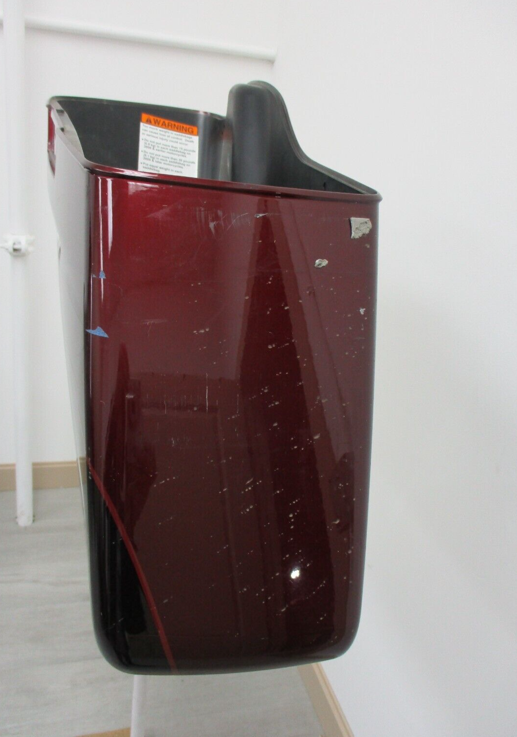 Harley Davidson OEM Left Saddlebag Black\Burgundy 2014-Later