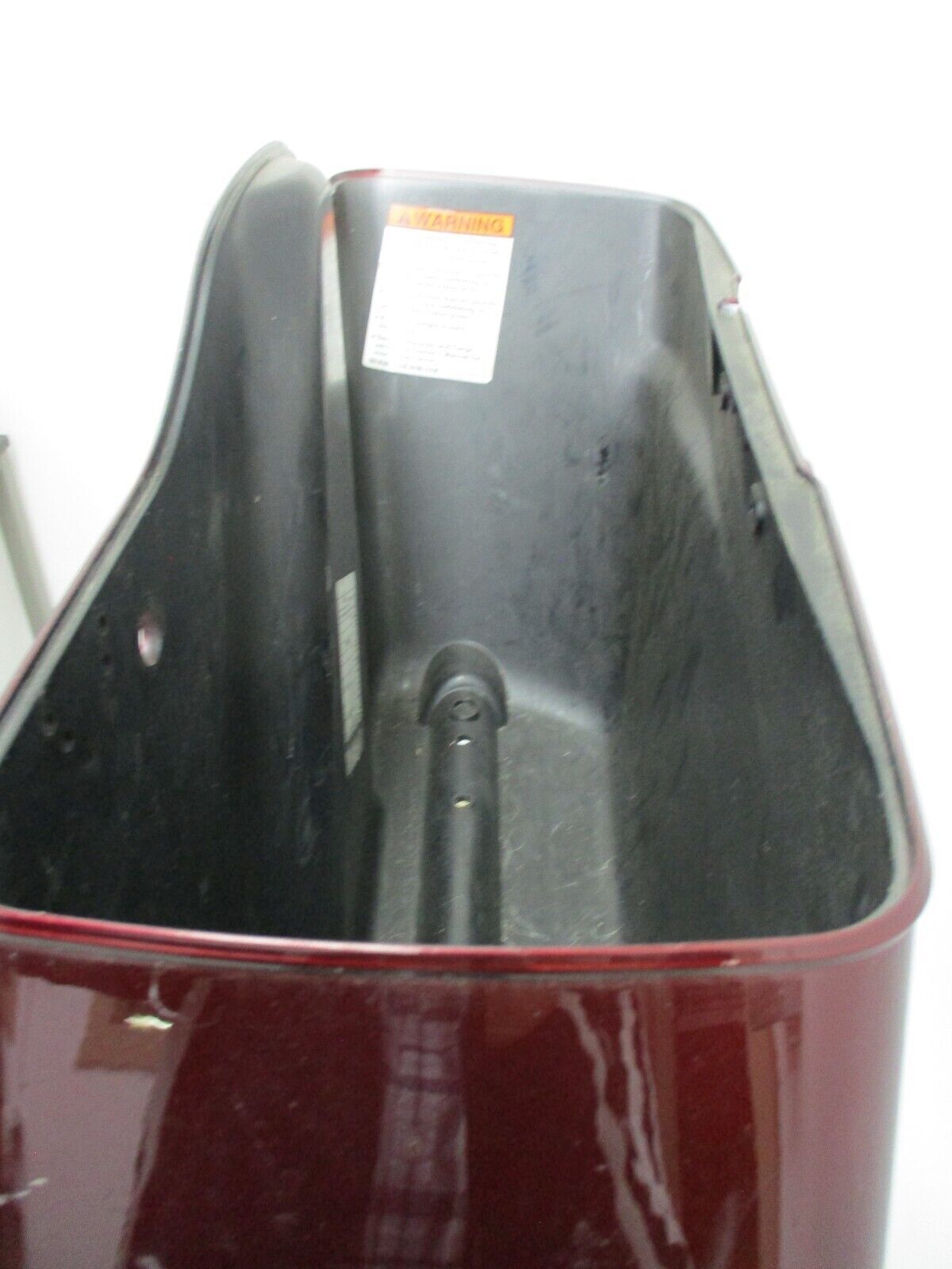 Harley Davidson OEM Right Saddlebag Metallic Black/Burgundy 90200412 2014-Later