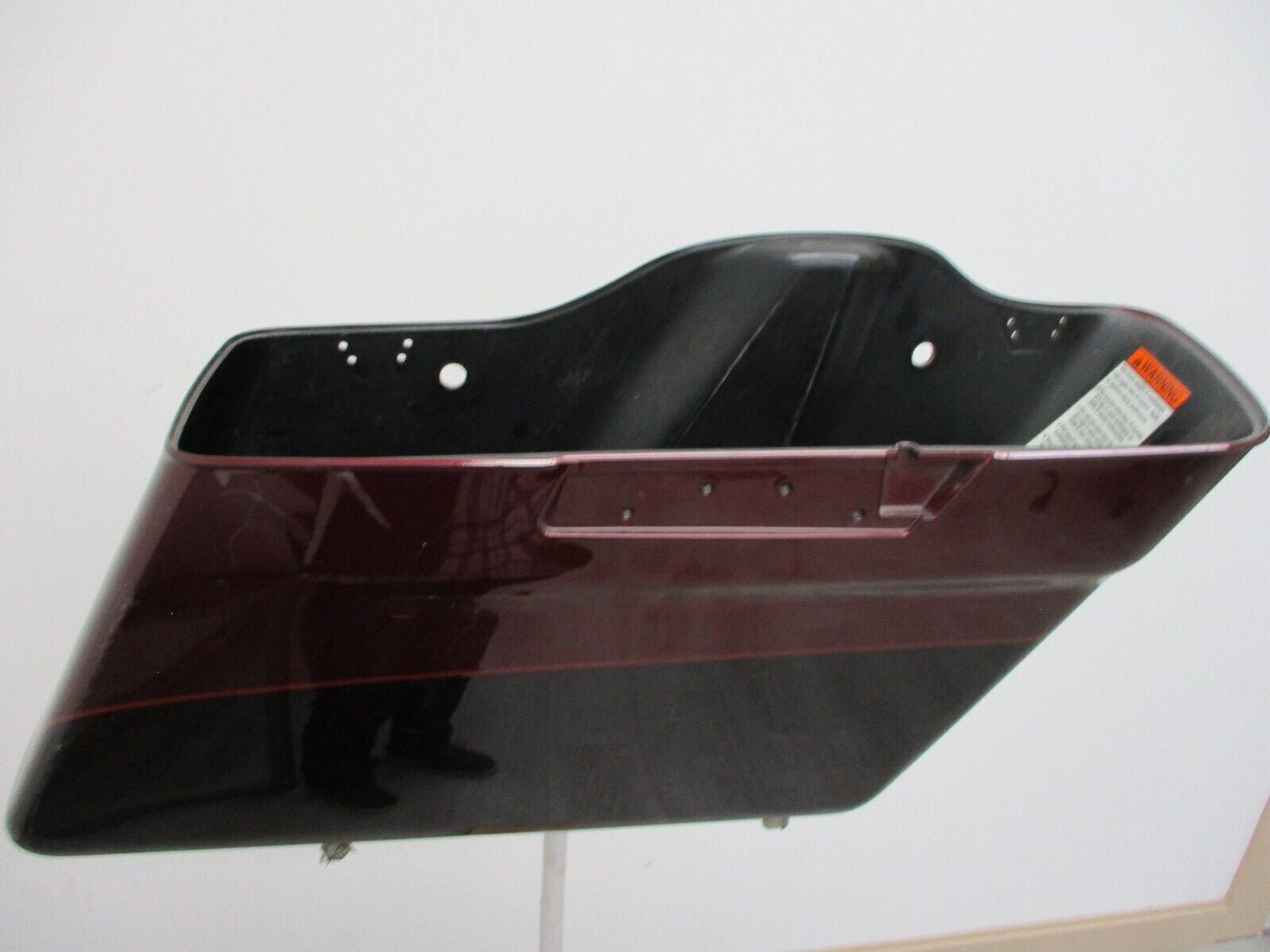 Harley Davidson OEM Right Saddlebag Metallic Black/Burgundy 90200412 2014-Later