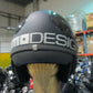 MONO DESIGN Fighter Classic Helmet With Flip Down Dark Visor