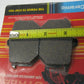 SBS Ceramic Motorcycle DISC BRAKE PADS for HD FLT/FLHT 549H.LF 58020 43395-80A