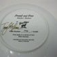 Terry McLean Collector Plate "Proud and Free" Signed, Limited Edition